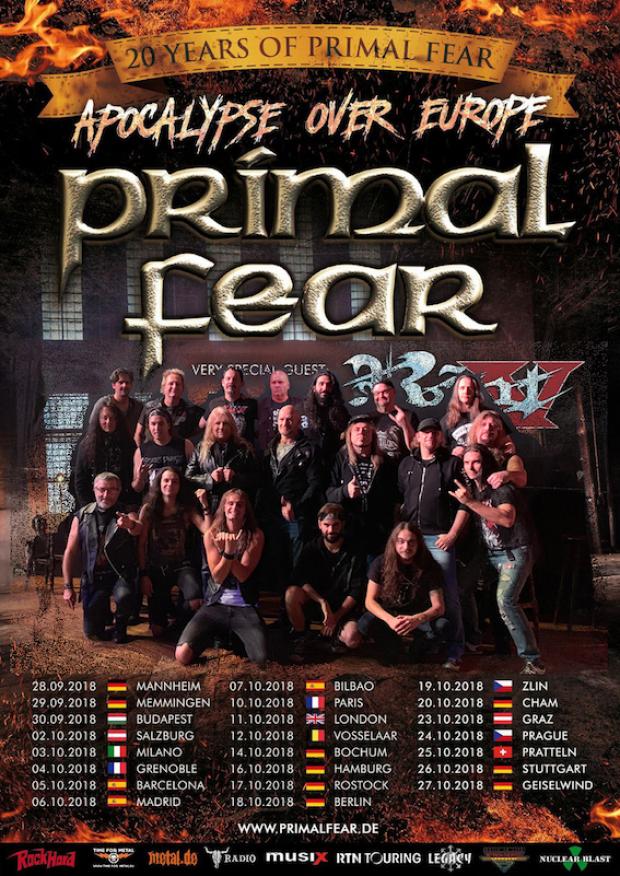 Tourmanager and FOH-Soundengineer for PRIMAL FEAR and RIOT V