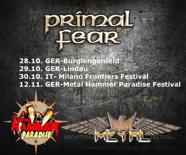 Tourmanager and FOH-soundengineer für PRIMAL FEAR